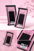 Winx Ultra Matte Dark Easyfan Lashtrays (D-Curl) - Mixtray 8-15mm