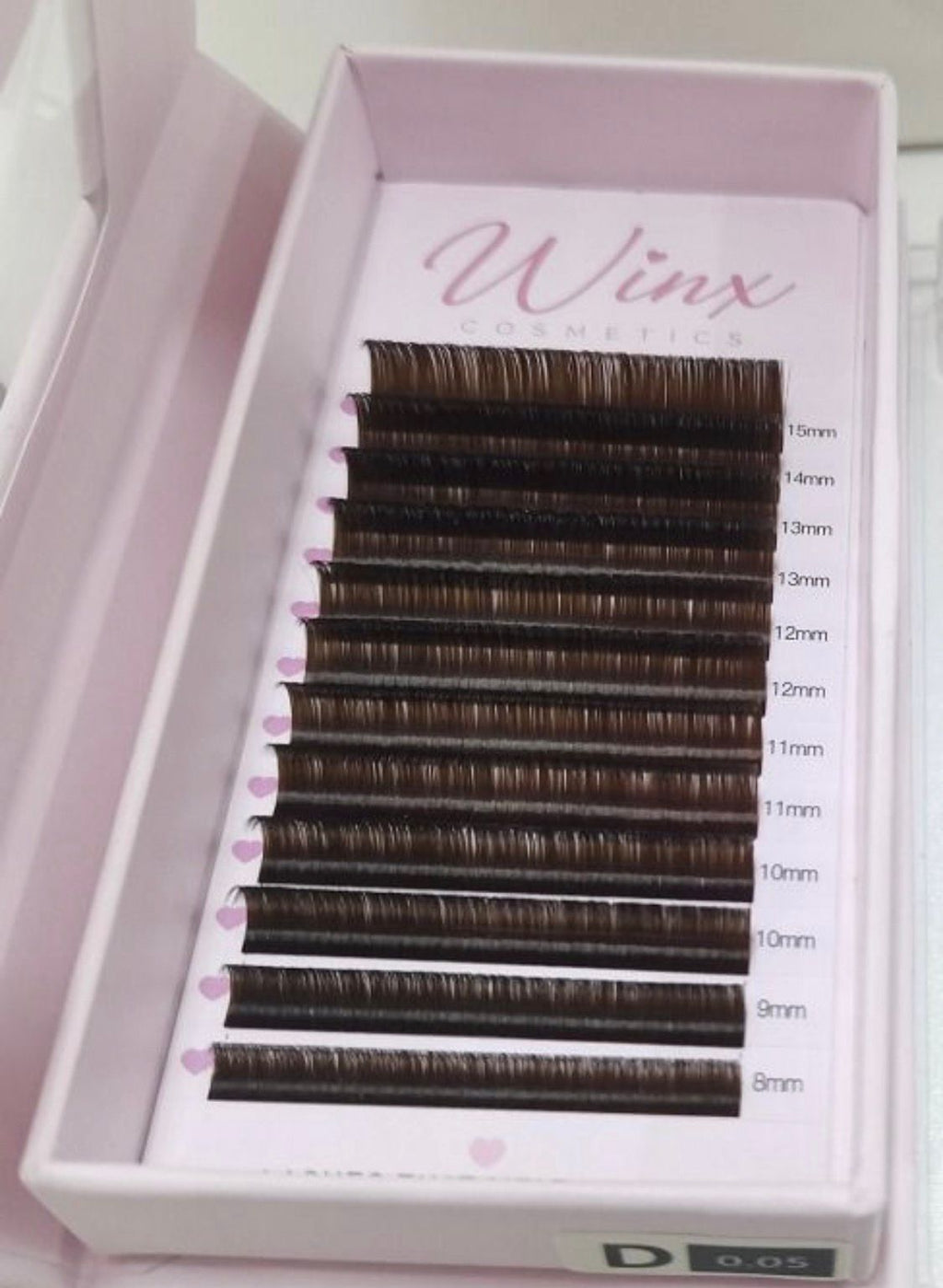 Chocolate Brown Easy Fan- 11mm D curl 0,05
