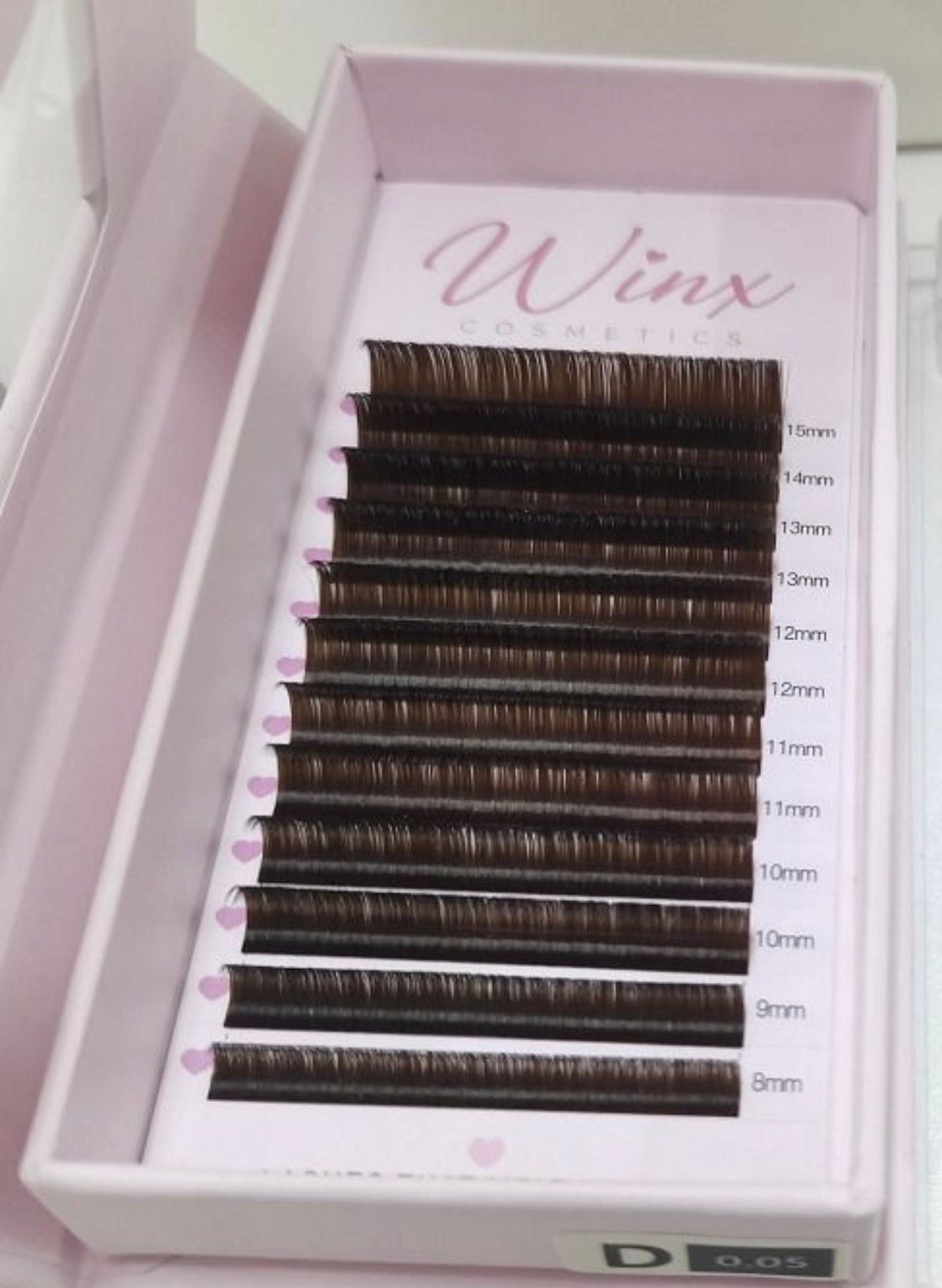 Chocolate Brown Easy Fan- 10mm D curl 0,05