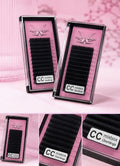 Winx Ultra Matte Dark Easyfan Lashtrays (CC-Curl) - 16-20mm Mixtray